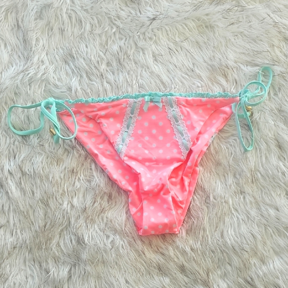 Beach Bunny Pink and Mint Bikini Bottom